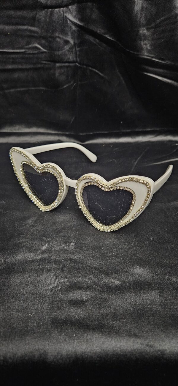 Hartjes Zonnebril Wit